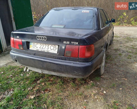 Синий Ауди А6, объемом двигателя 2.5 л и пробегом 300 тыс. км за 1900 $, фото 2 на Automoto.ua