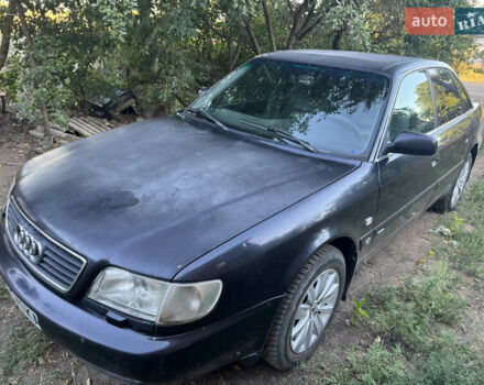 Синий Ауди А6, объемом двигателя 2.8 л и пробегом 450 тыс. км за 3600 $, фото 1 на Automoto.ua
