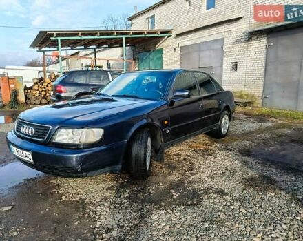 Синій Ауді А6, об'ємом двигуна 1.8 л та пробігом 380 тис. км за 2500 $, фото 1 на Automoto.ua