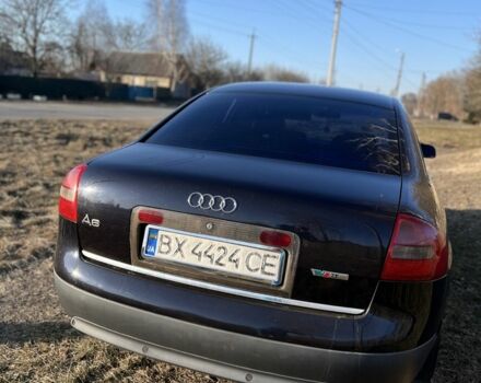 Синий Ауди А6, объемом двигателя 2.5 л и пробегом 299 тыс. км за 3800 $, фото 2 на Automoto.ua