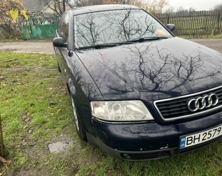 Синий Ауди А6, объемом двигателя 1.8 л и пробегом 345 тыс. км за 3000 $, фото 1 на Automoto.ua