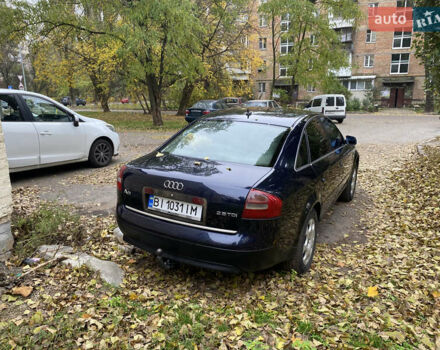Синий Ауди А6, объемом двигателя 2.5 л и пробегом 328 тыс. км за 3700 $, фото 2 на Automoto.ua