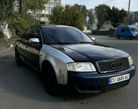 Синий Ауди А6, объемом двигателя 2.5 л и пробегом 360 тыс. км за 3500 $, фото 3 на Automoto.ua