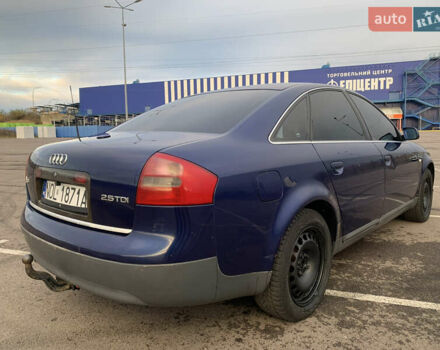 Синий Ауди А6, объемом двигателя 2.5 л и пробегом 477 тыс. км за 2350 $, фото 3 на Automoto.ua