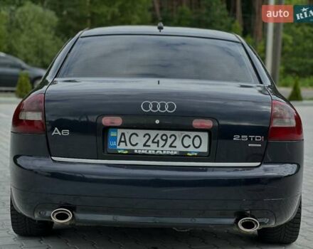 Синий Ауди А6, объемом двигателя 2.5 л и пробегом 366 тыс. км за 5000 $, фото 2 на Automoto.ua