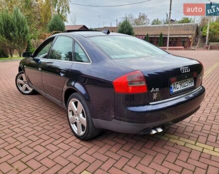 Синий Ауди А6, объемом двигателя 2.5 л и пробегом 296 тыс. км за 4000 $, фото 13 на Automoto.ua