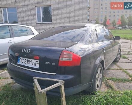 Синий Ауди А6, объемом двигателя 2.5 л и пробегом 430 тыс. км за 3500 $, фото 1 на Automoto.ua