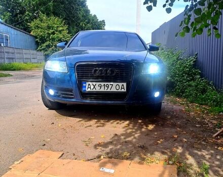 Синий Ауди А6, объемом двигателя 2.4 л и пробегом 314 тыс. км за 7000 $, фото 2 на Automoto.ua