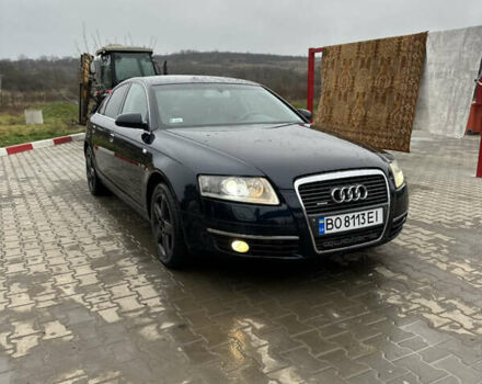Синий Ауди А6, объемом двигателя 3 л и пробегом 430 тыс. км за 5950 $, фото 1 на Automoto.ua