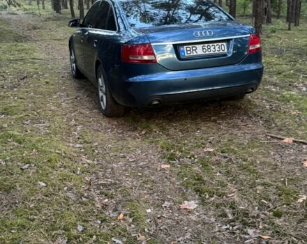 Синій Ауді А6, об'ємом двигуна 2 л та пробігом 300 тис. км за 3500 $, фото 1 на Automoto.ua