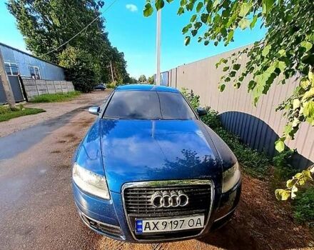 Синий Ауди А6, объемом двигателя 2.4 л и пробегом 314 тыс. км за 7000 $, фото 5 на Automoto.ua
