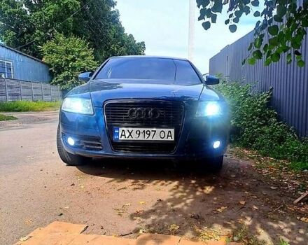 Синий Ауди А6, объемом двигателя 2.4 л и пробегом 314 тыс. км за 7000 $, фото 1 на Automoto.ua