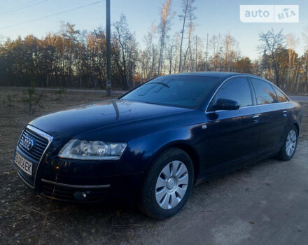 Синий Ауди А6, объемом двигателя 2 л и пробегом 374 тыс. км за 7300 $, фото 2 на Automoto.ua