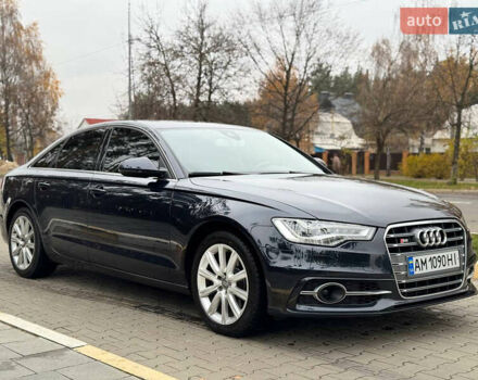 Синий Ауди А6, объемом двигателя 3 л и пробегом 140 тыс. км за 17300 $, фото 3 на Automoto.ua
