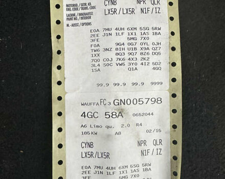 Синій Ауді А6, об'ємом двигуна 1.98 л та пробігом 292 тис. км за 10100 $, фото 5 на Automoto.ua