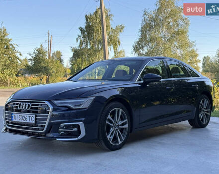 Ауди А6 2023 в Борисполе на Automoto.ua Синий Ауди А6, объемом двигателя 1.98 л и пробегом 29 тыс. км за 41999 $, фото 4 на Automoto.ua