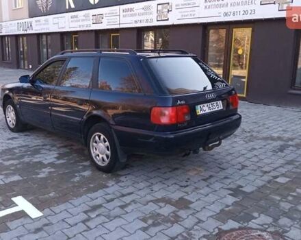 Синий Ауди А6, объемом двигателя 1.78 л и пробегом 345 тыс. км за 3000 $, фото 1 на Automoto.ua