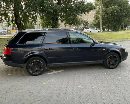 Синий Ауди А6, объемом двигателя 2.5 л и пробегом 330 тыс. км за 3950 $, фото 2 на Automoto.ua