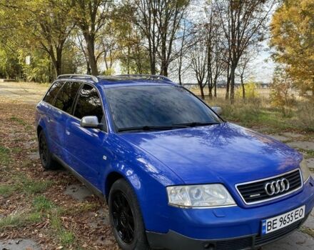Синий Ауди А6, объемом двигателя 2.5 л и пробегом 406 тыс. км за 4000 $, фото 1 на Automoto.ua
