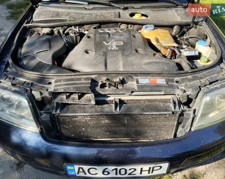 Синий Ауди А6, объемом двигателя 2.5 л и пробегом 355 тыс. км за 4000 $, фото 2 на Automoto.ua