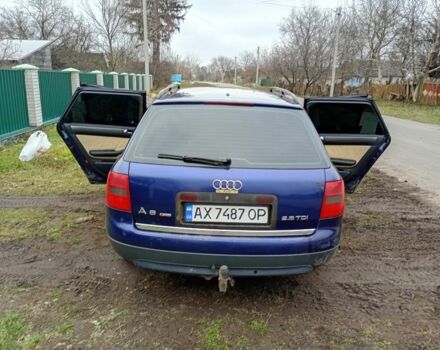 Синий Ауди А6, объемом двигателя 2.5 л и пробегом 435 тыс. км за 4000 $, фото 4 на Automoto.ua