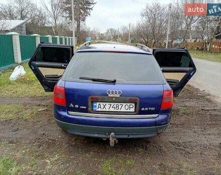 Синий Ауди А6, объемом двигателя 2.5 л и пробегом 435 тыс. км за 4000 $, фото 5 на Automoto.ua