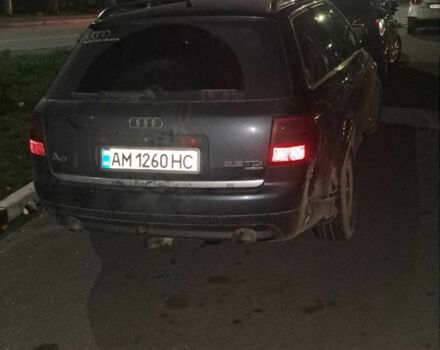 Синий Ауди А6, объемом двигателя 2.5 л и пробегом 391 тыс. км за 3102 $, фото 2 на Automoto.ua