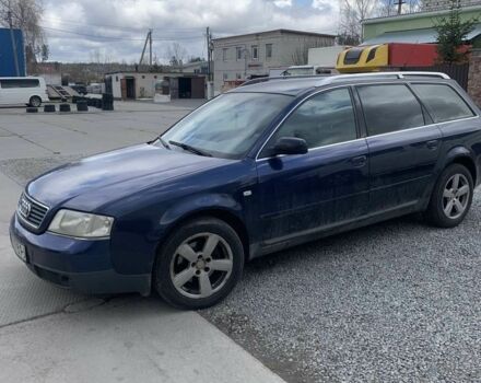 Синий Ауди А6, объемом двигателя 2.5 л и пробегом 459 тыс. км за 1900 $, фото 3 на Automoto.ua