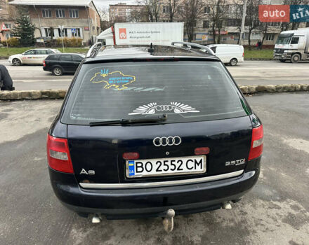 Синий Ауди А6, объемом двигателя 2.5 л и пробегом 434 тыс. км за 5900 $, фото 2 на Automoto.ua