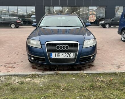 Синий Ауди А6, объемом двигателя 2 л и пробегом 400 тыс. км за 3650 $, фото 1 на Automoto.ua