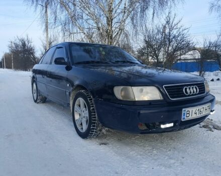 Синий Ауди А6, объемом двигателя 2.3 л и пробегом 345 тыс. км за 2850 $, фото 1 на Automoto.ua