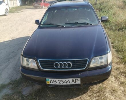 Синий Ауди А6, объемом двигателя 2.4 л и пробегом 250 тыс. км за 1500 $, фото 1 на Automoto.ua