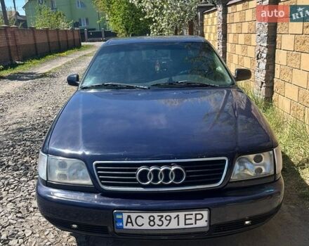 Синий Ауди А6, объемом двигателя 2.46 л и пробегом 300 тыс. км за 3100 $, фото 1 на Automoto.ua