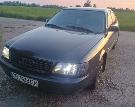 Синий Ауди А6, объемом двигателя 2.6 л и пробегом 460 тыс. км за 3000 $, фото 1 на Automoto.ua