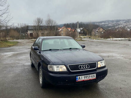 Синий Ауди А6, объемом двигателя 2.6 л и пробегом 287 тыс. км за 4000 $, фото 1 на Automoto.ua