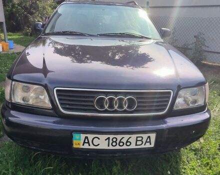 Синий Ауди А6, объемом двигателя 2.46 л и пробегом 281 тыс. км за 3500 $, фото 1 на Automoto.ua