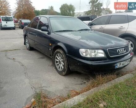 Синий Ауди А6, объемом двигателя 2 л и пробегом 375 тыс. км за 2147 $, фото 1 на Automoto.ua