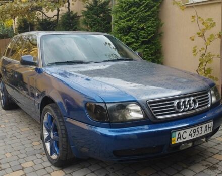 Синий Ауди А6, объемом двигателя 2.8 л и пробегом 330 тыс. км за 2500 $, фото 1 на Automoto.ua