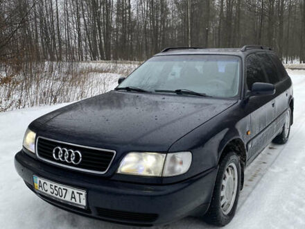 Синий Ауди А6, объемом двигателя 2.5 л и пробегом 311 тыс. км за 3100 $, фото 1 на Automoto.ua