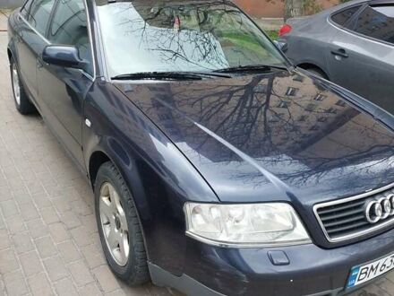 Синий Ауди А6, объемом двигателя 2.5 л и пробегом 397 тыс. км за 4300 $, фото 1 на Automoto.ua