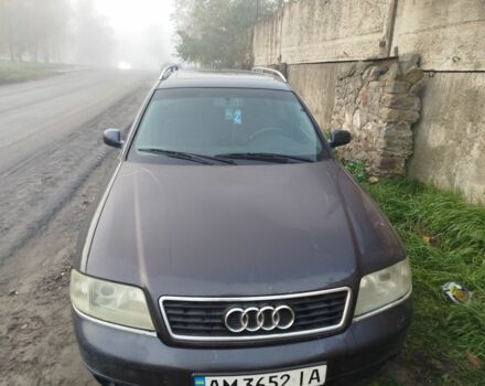 Синий Ауди А6, объемом двигателя 2.5 л и пробегом 349 тыс. км за 3700 $, фото 1 на Automoto.ua