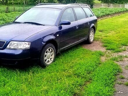 Синий Ауди А6, объемом двигателя 2.5 л и пробегом 390 тыс. км за 3000 $, фото 1 на Automoto.ua