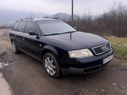 Синий Ауди А6, объемом двигателя 2.5 л и пробегом 369 тыс. км за 2500 $, фото 1 на Automoto.ua