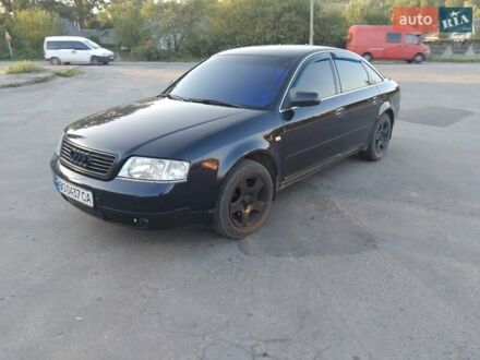 Синий Ауди А6, объемом двигателя 1.8 л и пробегом 340 тыс. км за 3300 $, фото 1 на Automoto.ua