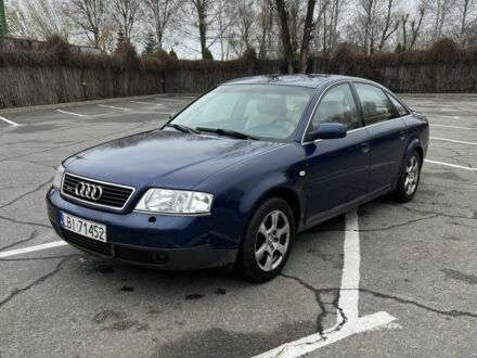 Синий Ауди А6, объемом двигателя 2.5 л и пробегом 375 тыс. км за 2500 $, фото 1 на Automoto.ua