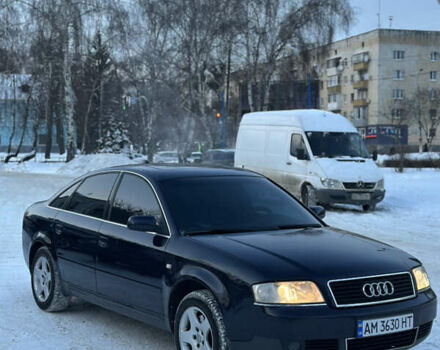 Синий Ауди А6, объемом двигателя 2.5 л и пробегом 265 тыс. км за 3900 $, фото 1 на Automoto.ua