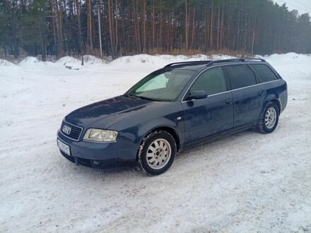 Синий Ауди А6, объемом двигателя 2.5 л и пробегом 300 тыс. км за 3000 $, фото 1 на Automoto.ua