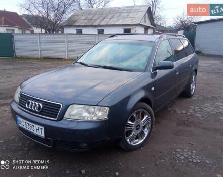 Синий Ауди А6, объемом двигателя 2.5 л и пробегом 350 тыс. км за 3200 $, фото 1 на Automoto.ua