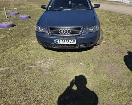 Синий Ауди А6, объемом двигателя 2.5 л и пробегом 370 тыс. км за 3900 $, фото 1 на Automoto.ua