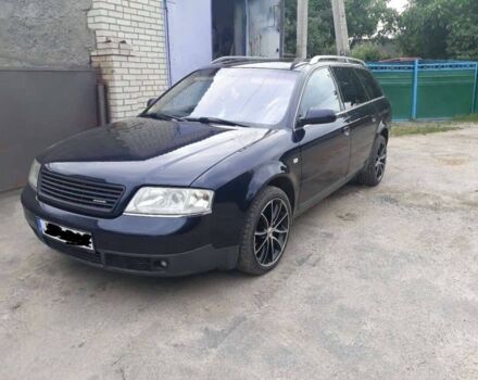 Синий Ауди А6, объемом двигателя 2.5 л и пробегом 345 тыс. км за 2000 $, фото 1 на Automoto.ua